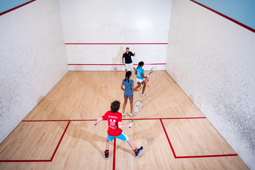 Squash clinics at Monmouth Squash & Swim